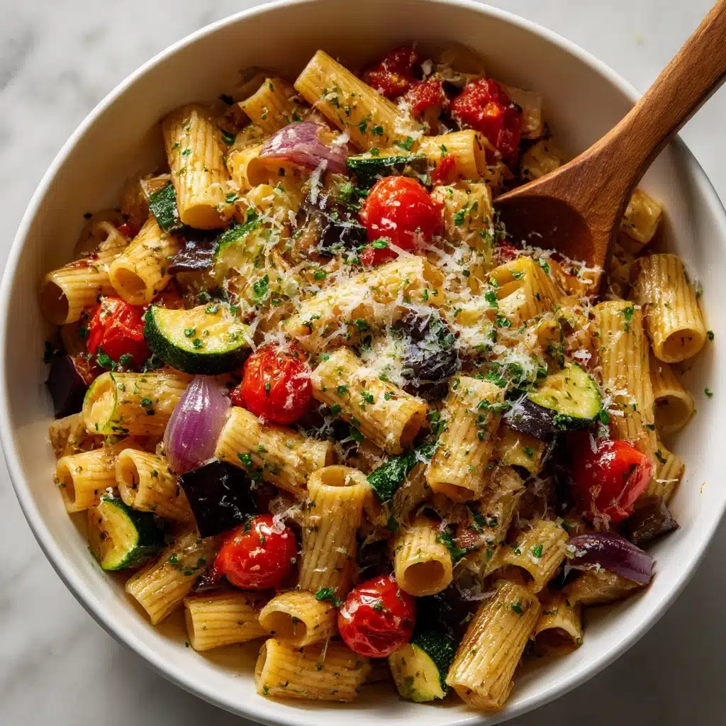 Roasted Vegetable Pasta Recipe - Recipe Image