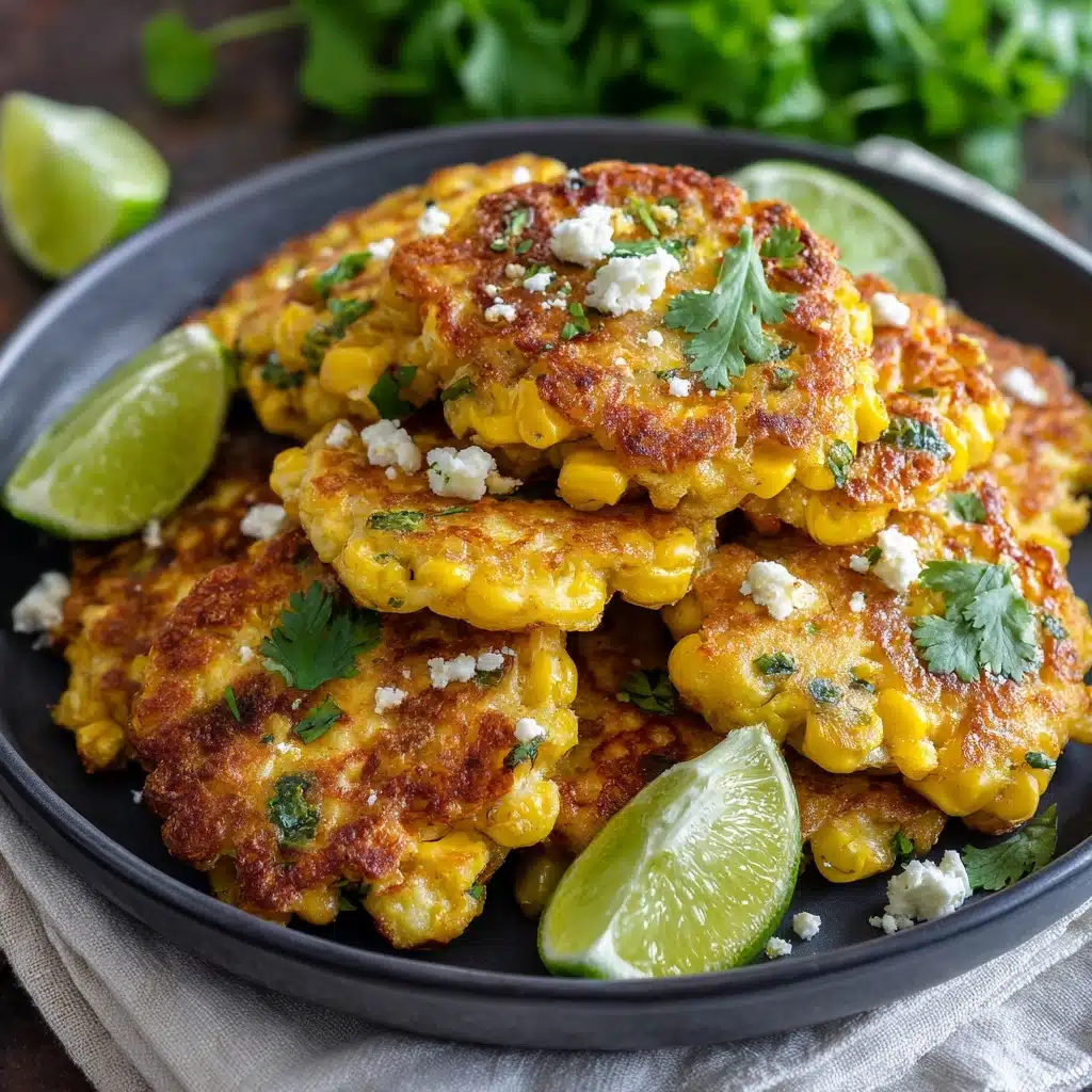 Mexican Street Corn Fritters Recipe