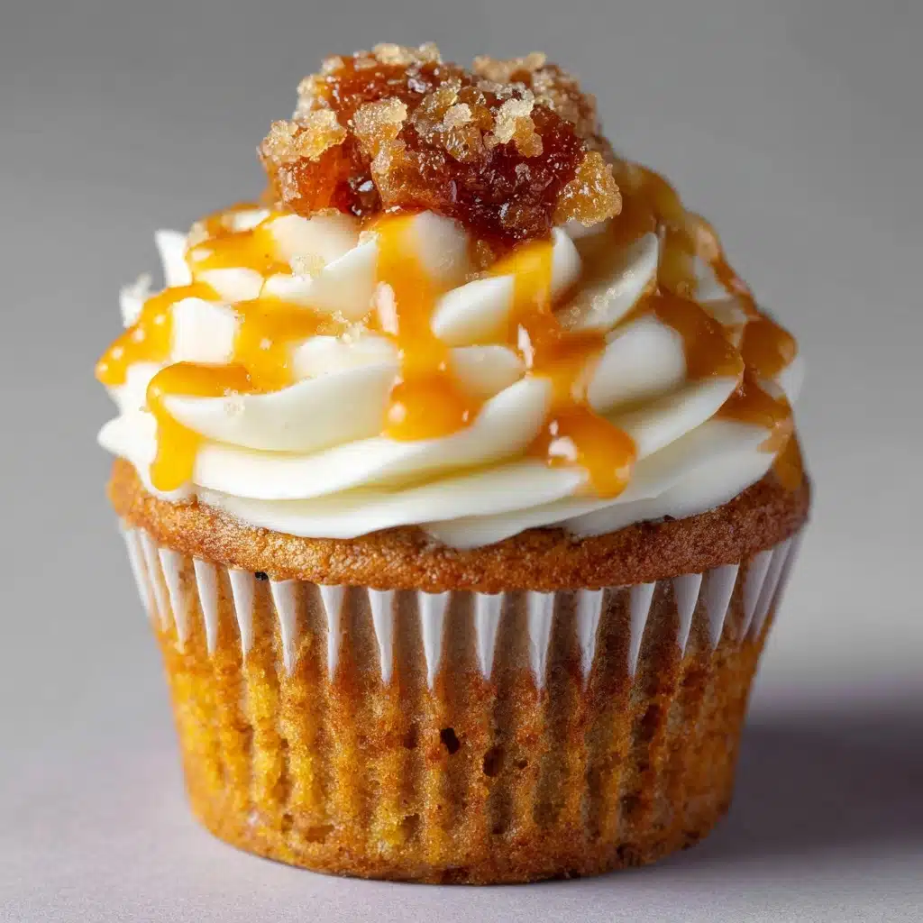 Honey Peach Cream Cheese Cupcakes Recipe - Recipe Image