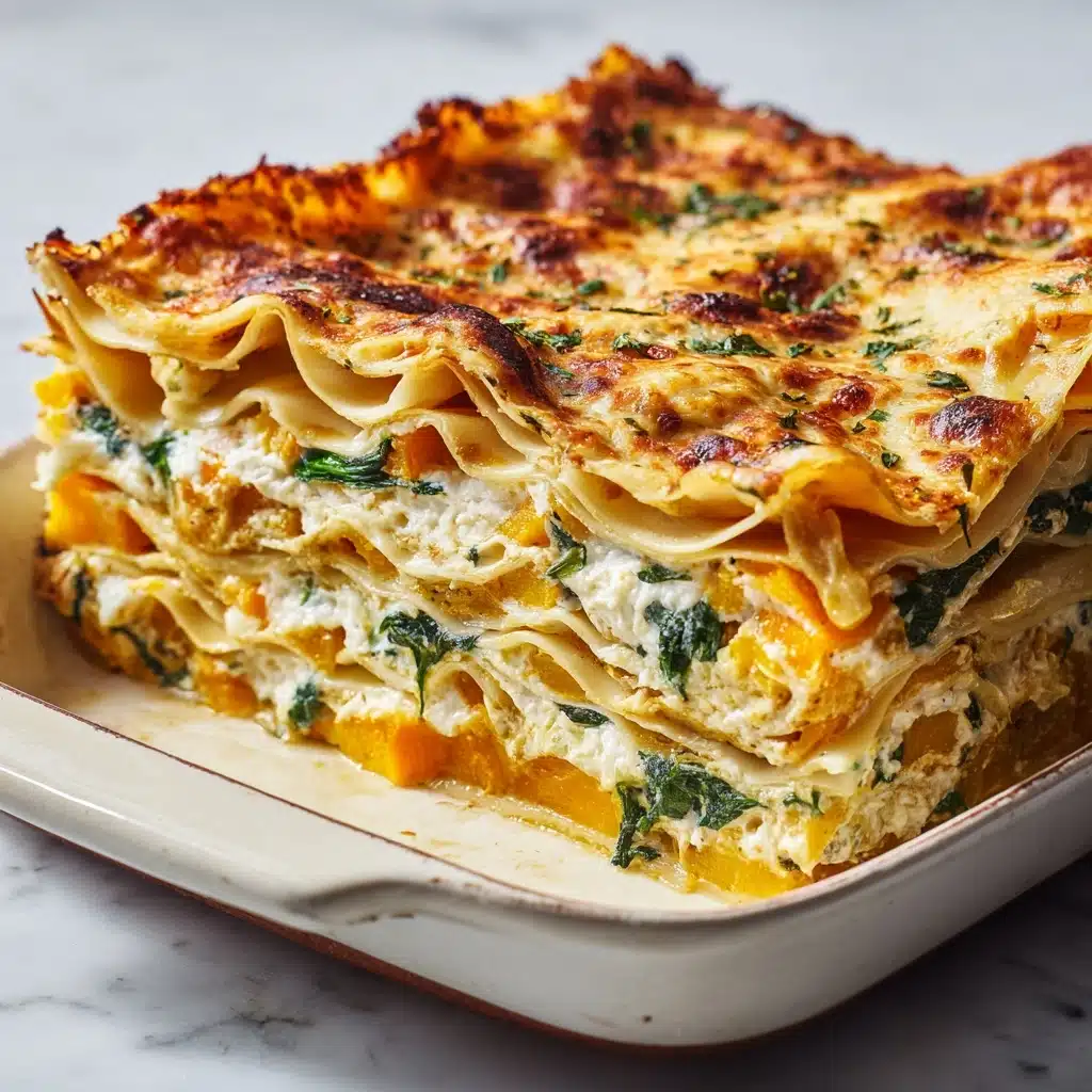 Butternut Squash and Spinach Lasagna Recipe