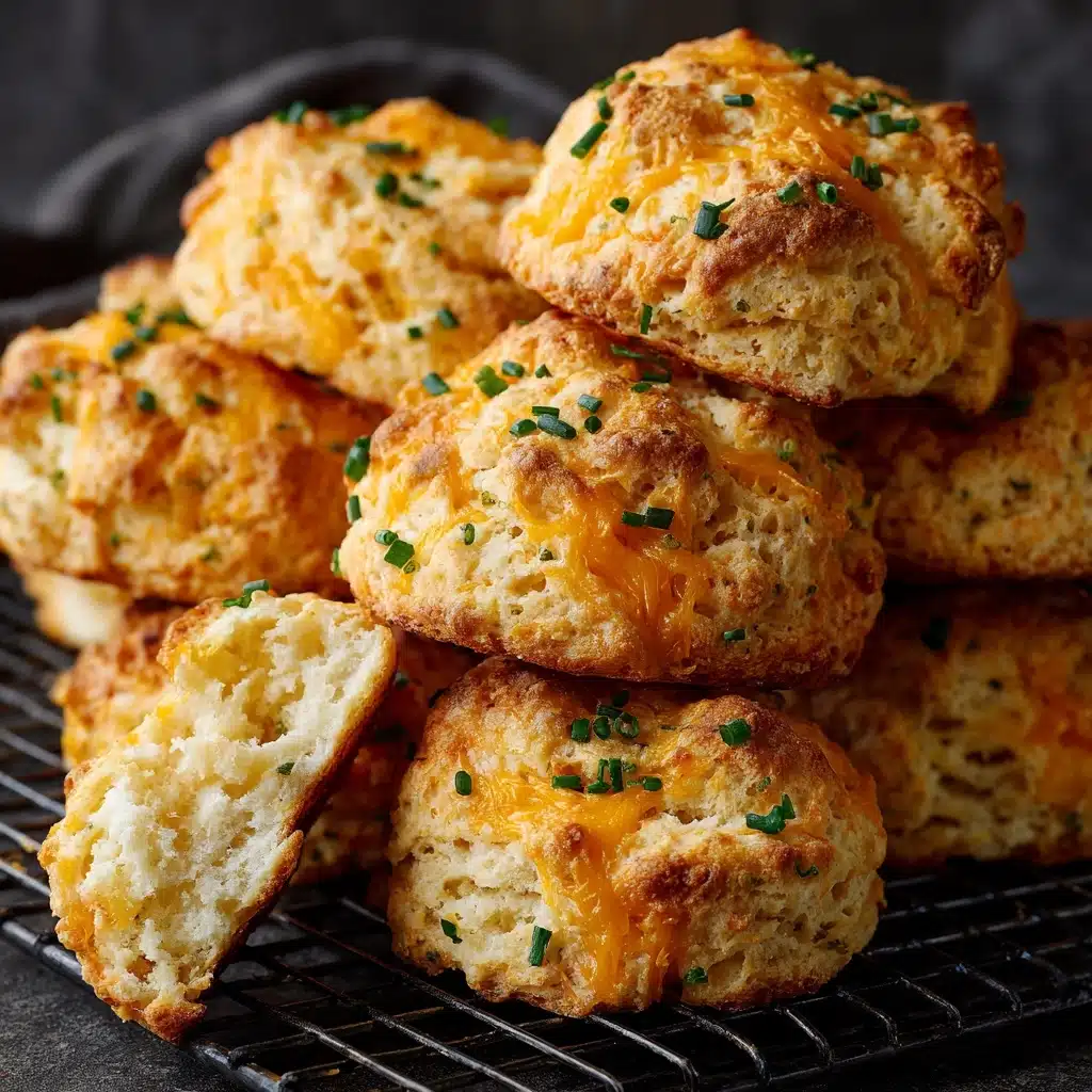 Cheddar Scallion Drop Biscuits Recipe - Recipe Image