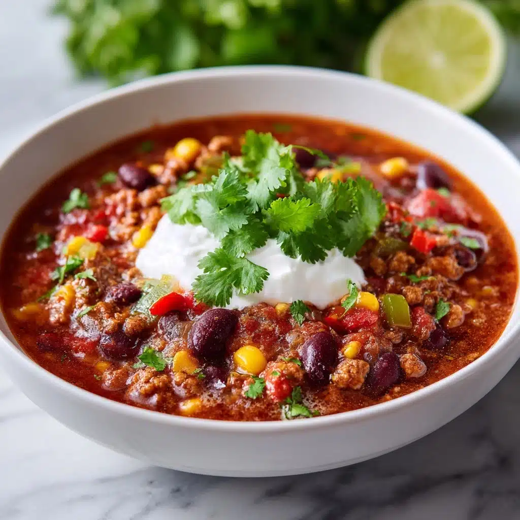 The Best Homemade Stovetop Chili Recipe - Recipe Image