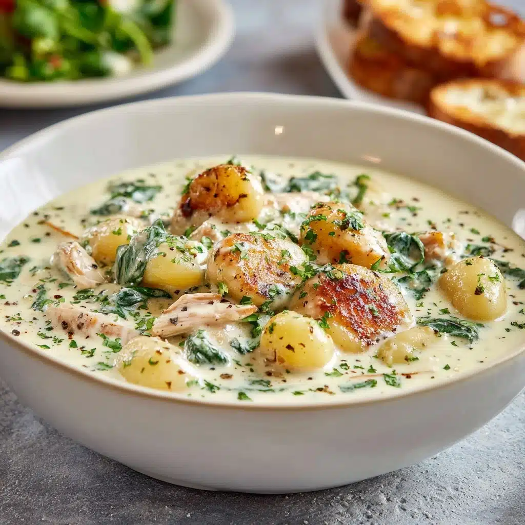 Better Than Olive Garden Chicken Gnocchi Soup Recipe - Recipe Image