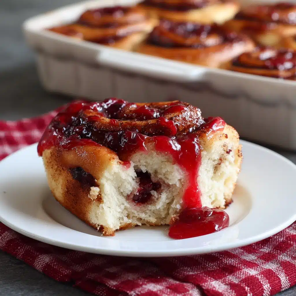 Crock Pot Cinnamon Rolls with Cherry Pie Filling Recipe - Recipe Image