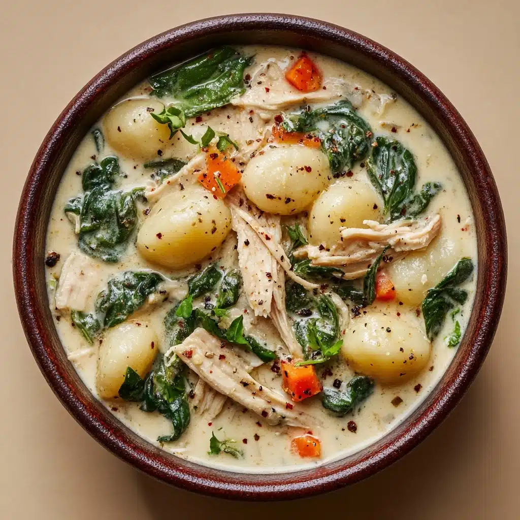 Creamy Chicken Gnocchi Soup Recipe - Recipe Image