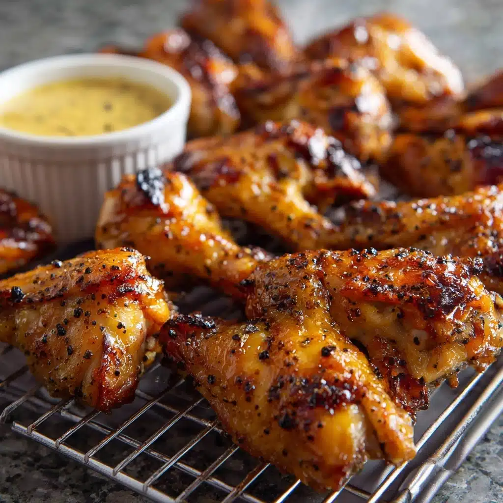 Honey Lemon Pepper Wings Recipe - Recipe Image