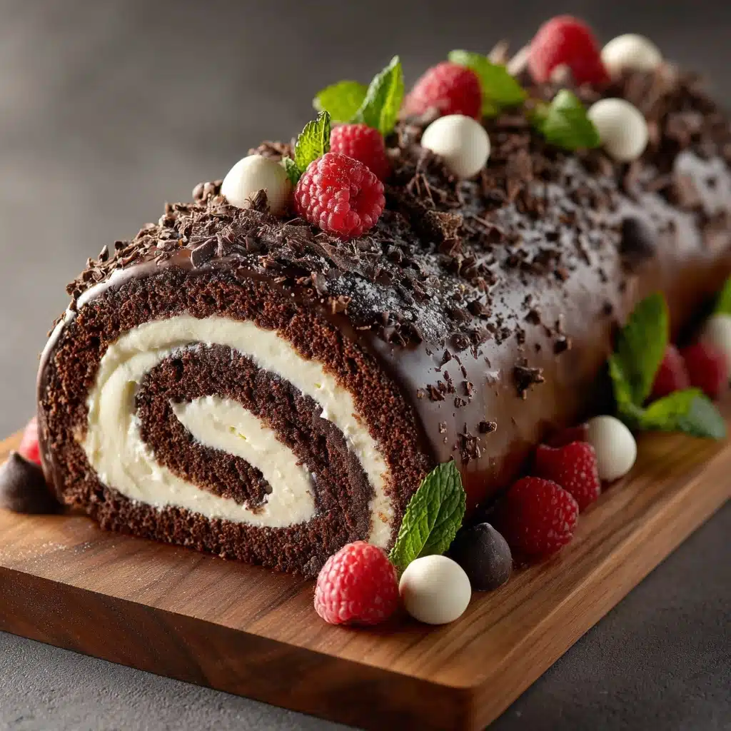 Choco Swiss Roll Delight Recipe - Recipe Image