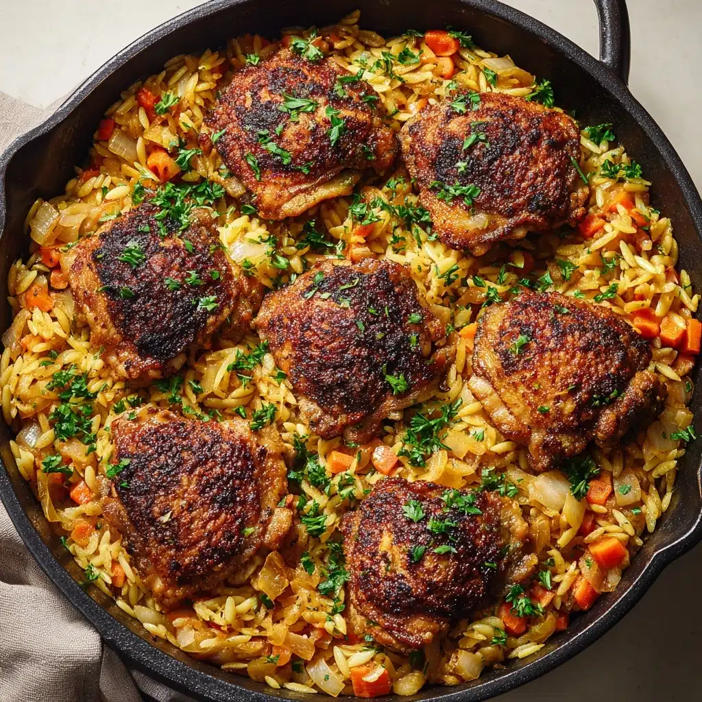 One Pot Chicken and Orzo Recipe - Recipe Image