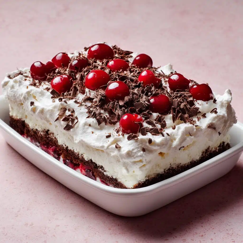 Black Forest Poke Cake Recipe - Recipe Image