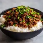 Korean Ground Beef Bowl Recipe