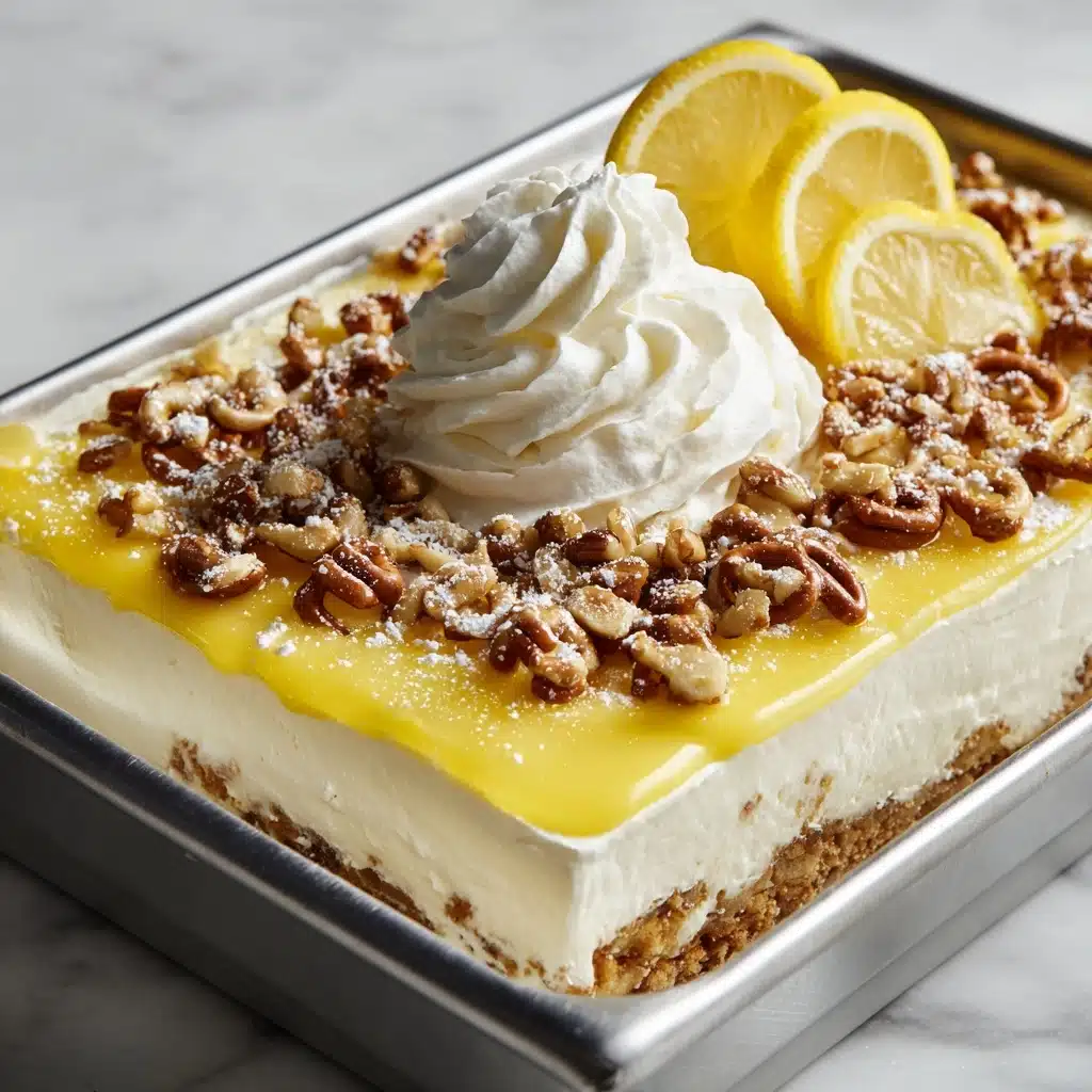 Lemon Pretzel Dessert Recipe - Recipe Image