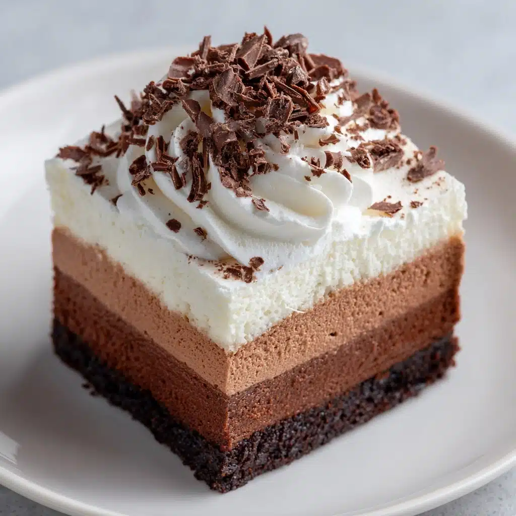 No-Bake Chocolate Mousse Bars Recipe