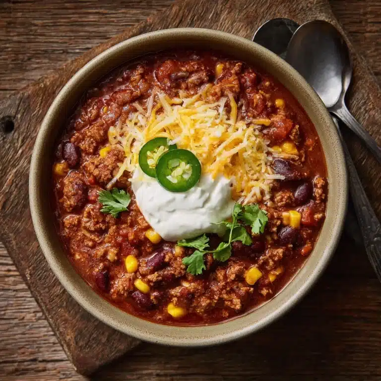 Easy Stovetop Chili Recipe