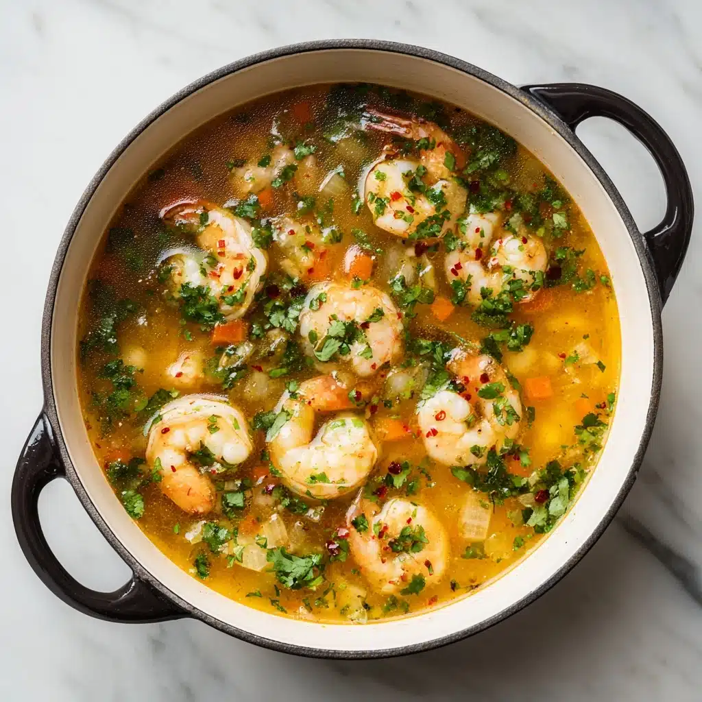 Quick and Spicy Shrimp Soup Recipe - Recipe Image