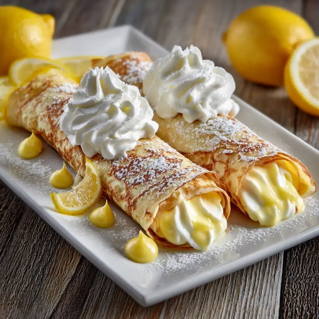 Lemon Meringue Pie Cannolis Recipe - Recipe Image