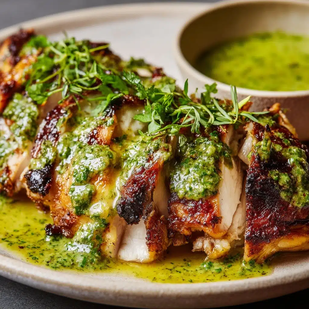 Peruvian Chicken with Green Sauce Recipe - Recipe Image
