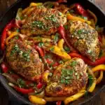 Savory Italian Chicken with Peppers and Meat Recipe