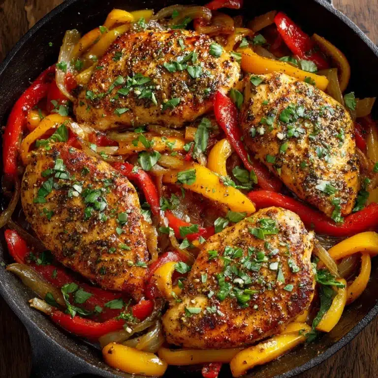 Savory Italian Chicken with Peppers and Meat Recipe