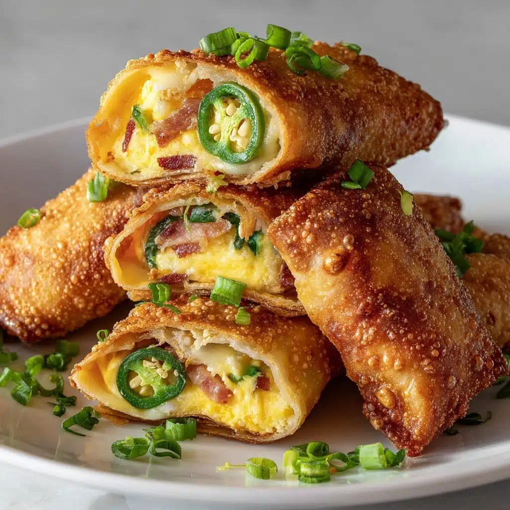 Mini Jalapeño Popper Egg Rolls Recipe - Recipe Image