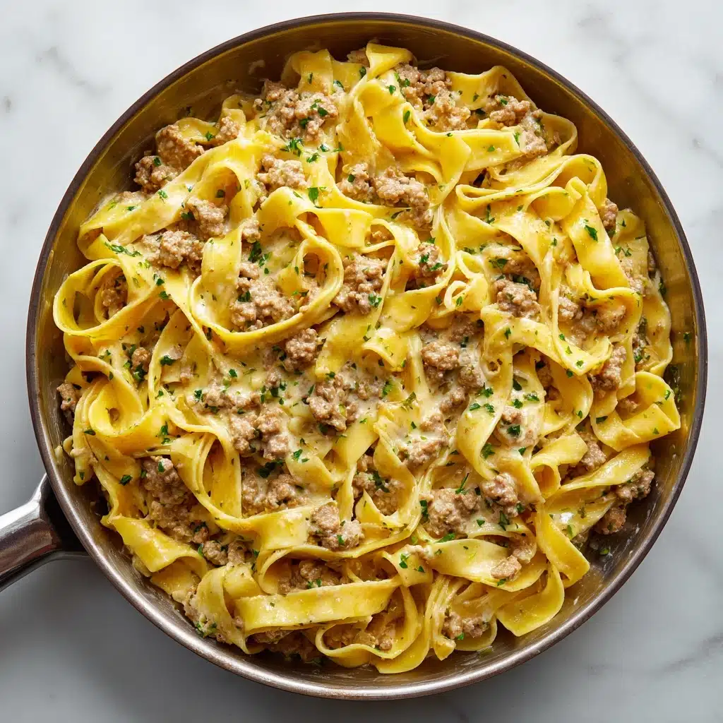 Ground Beef Alfredo Recipe - Recipe Image