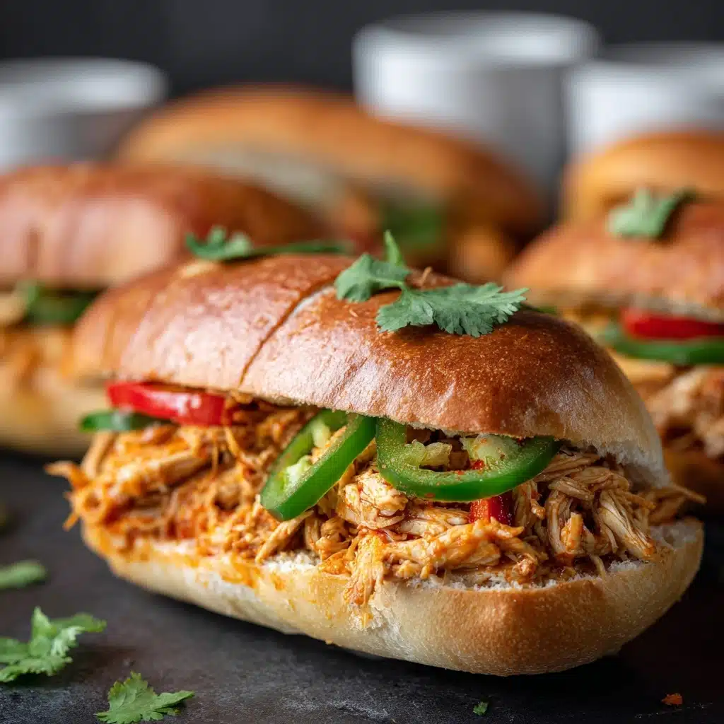 Slow Cooker Chicken Philly Sandwiches Recipe