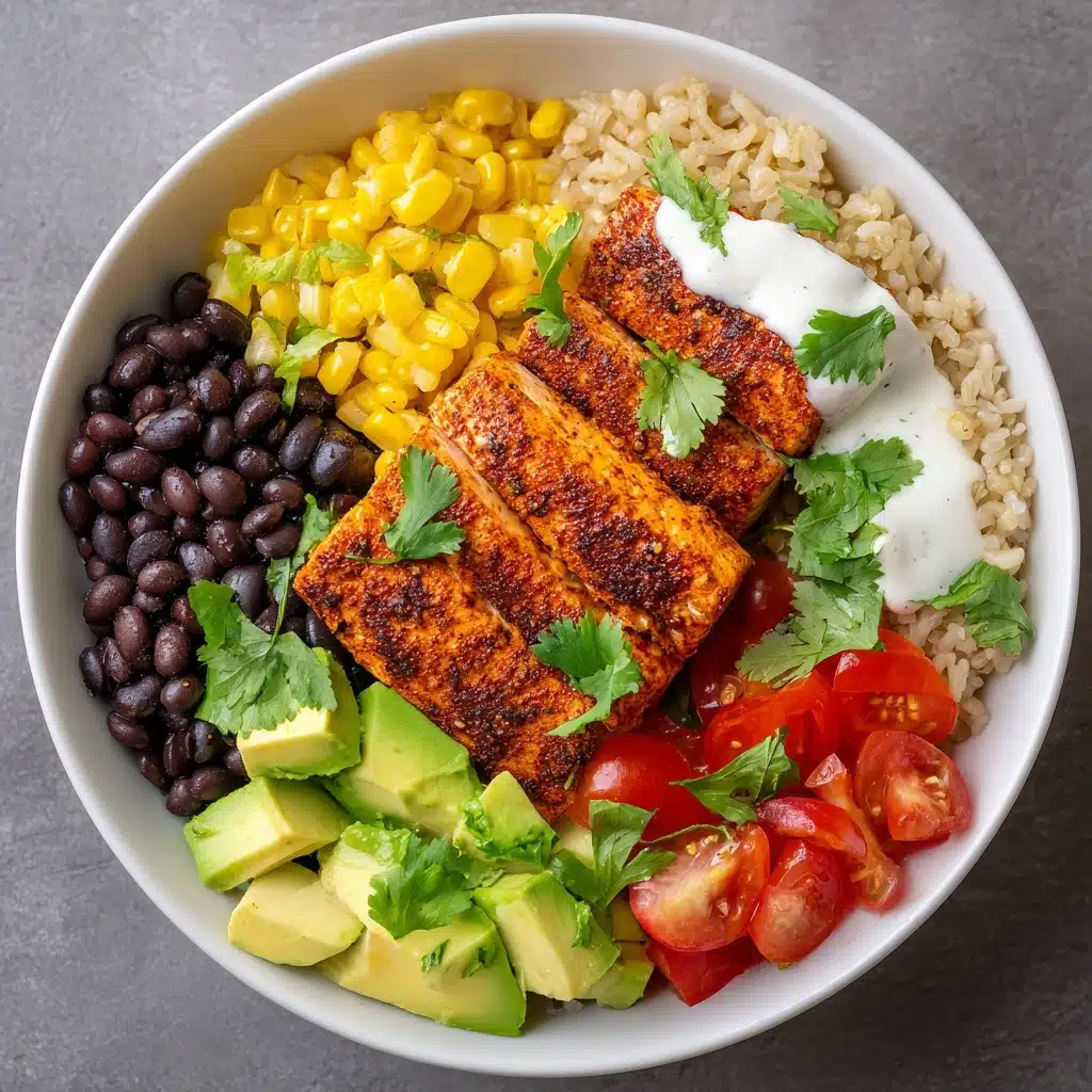Salmon Burrito Bowl Recipe - Recipe Image