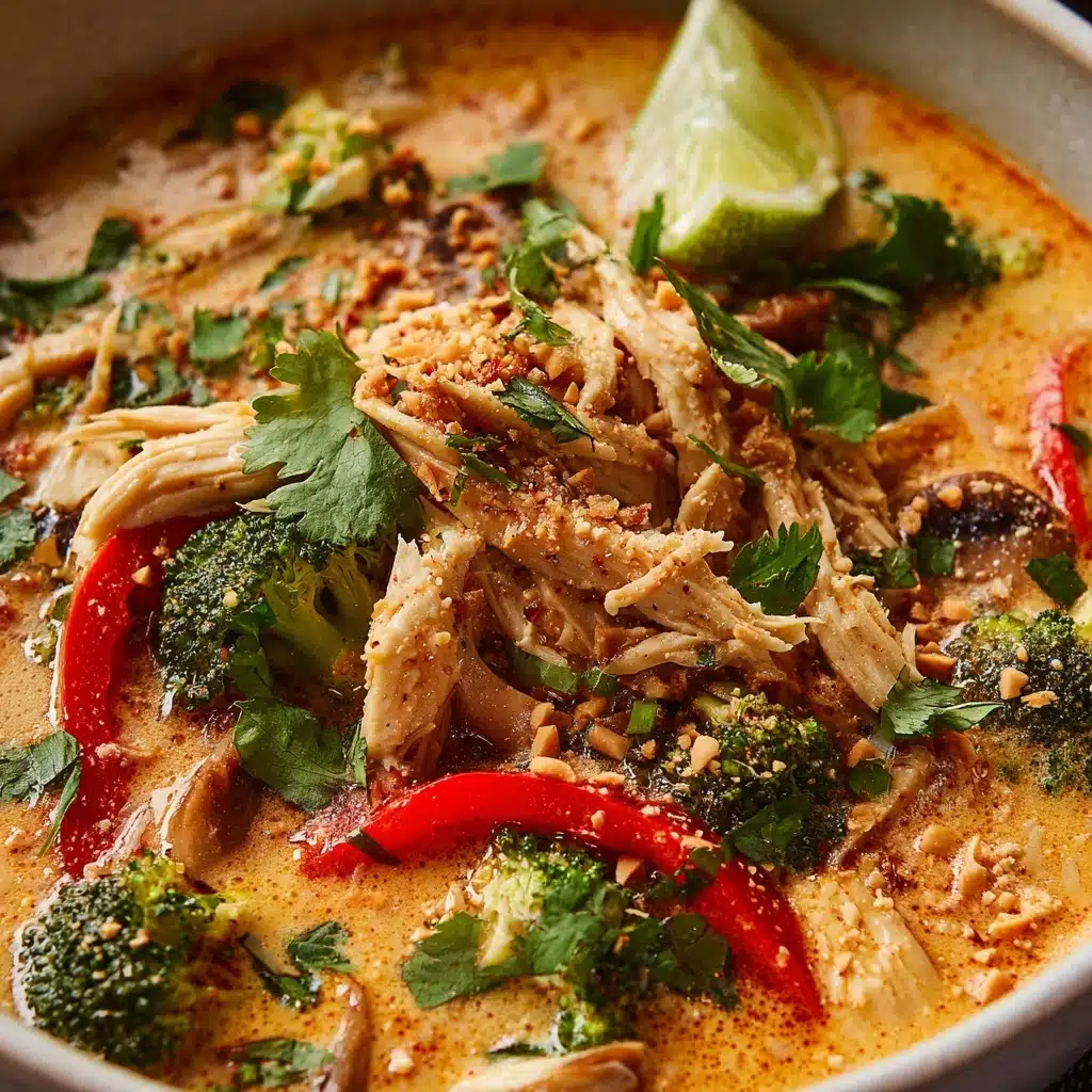 Slow Cooker Thai Coconut Chicken Soup Recipe - Recipe Image