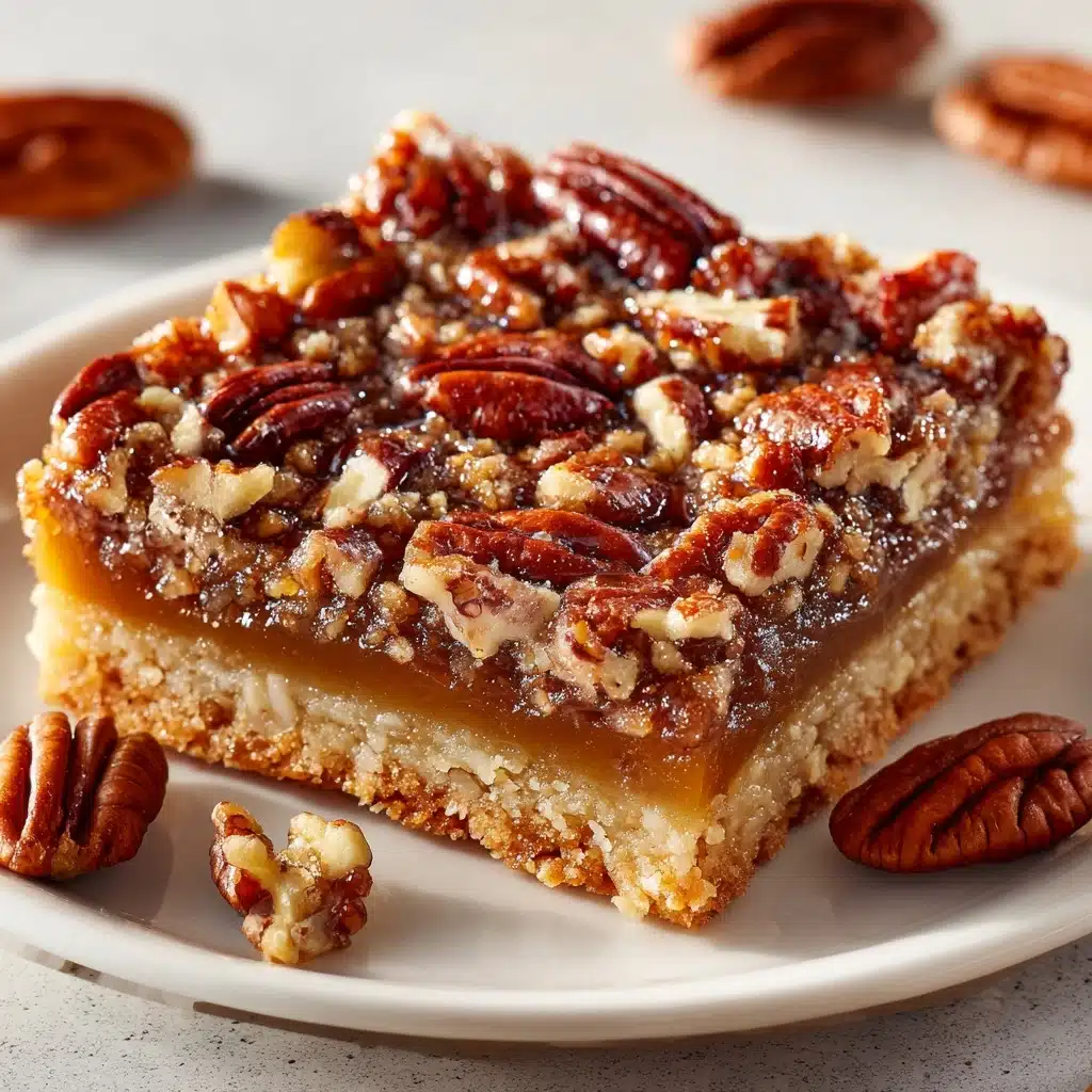 Easy Pecan Pie Bars Recipe - Recipe Image