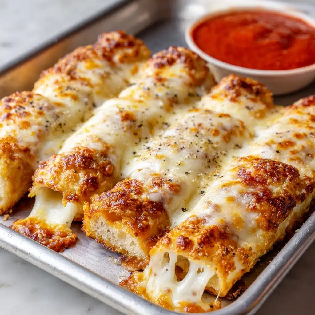 Homemade Cheesy Breadsticks Recipe - Recipe Image