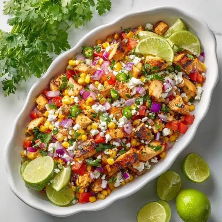 Healthy Street Corn-Inspired Chicken Salad Recipe