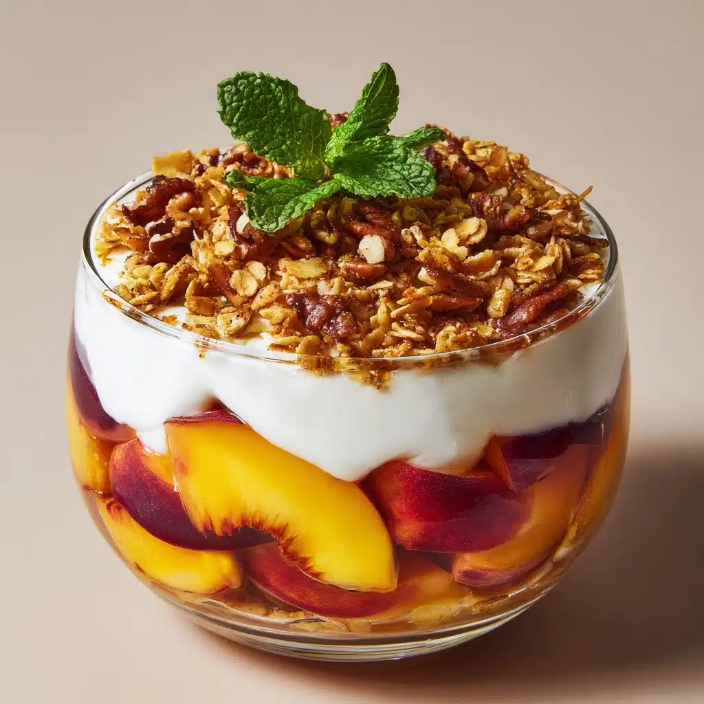 Irresistible Peach Cobbler Cheesecake Fruit Salad - Recipe Image