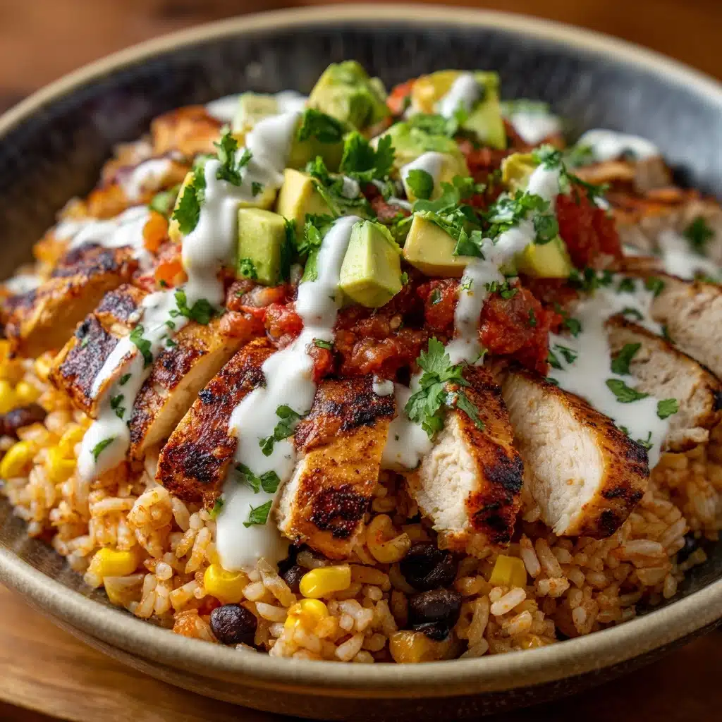 Loaded Street Corn Chicken Rice Bowl - A Flavorful Fiesta in a Bowl! - Recipe Image