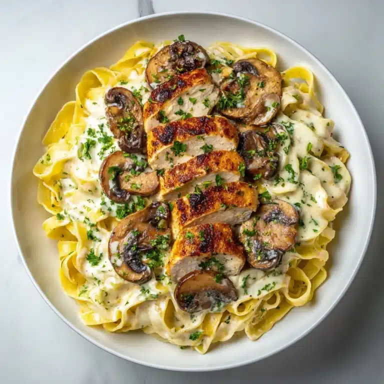 Creamy Chicken and Mushroom Pasta Recipe