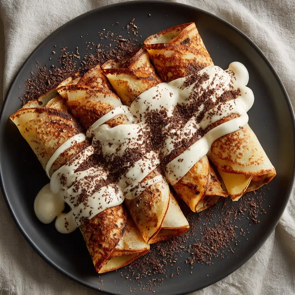 Cinnamon Roll Protein Crepes Recipe - Recipe Image