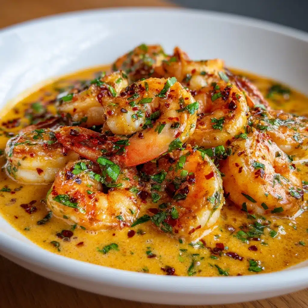 Shrimp in Creamy Garlic-Paprika Sauce Recipe - Recipe Image