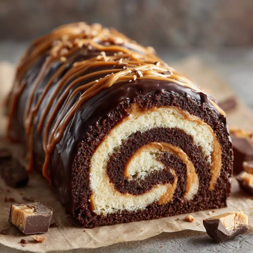 Peanut Butter Cup Cake Roll Recipe - Recipe Image
