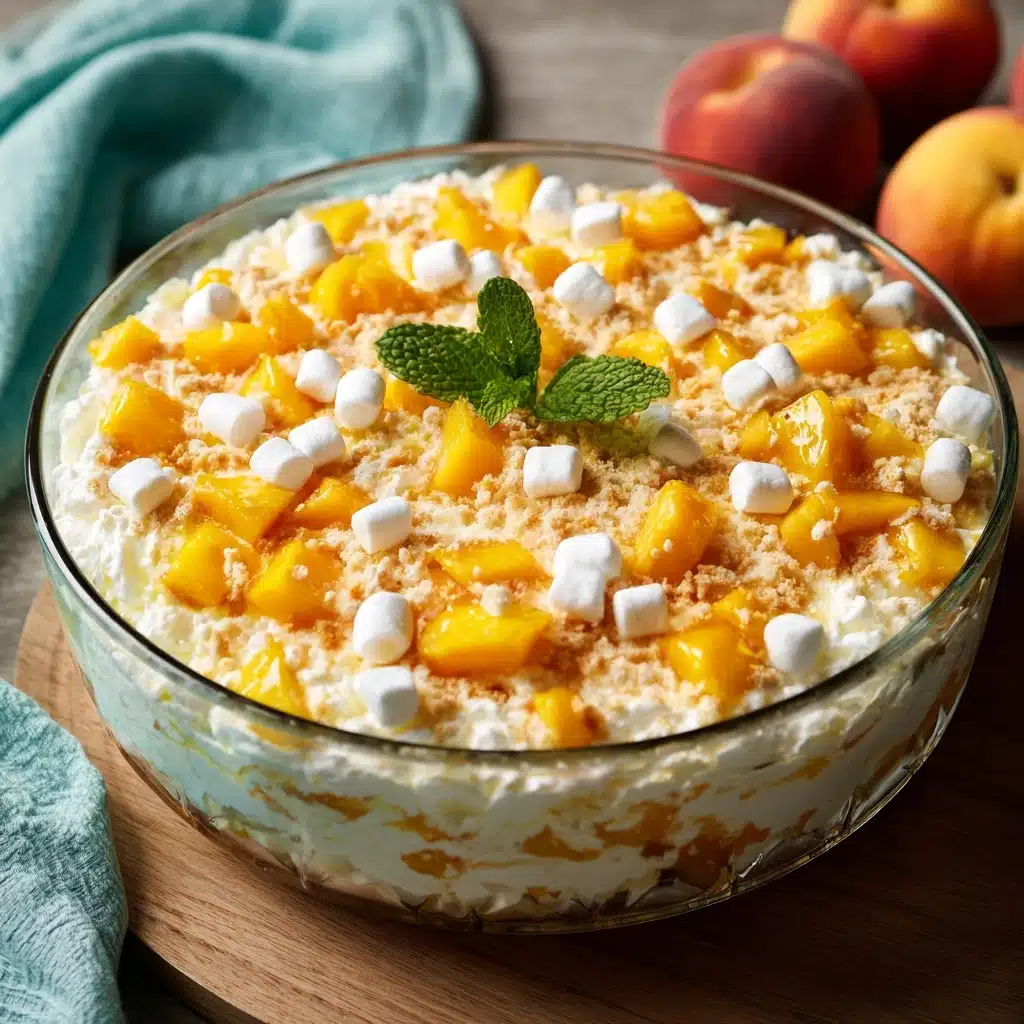 Peach Fluff Salad Recipe - Recipe Image
