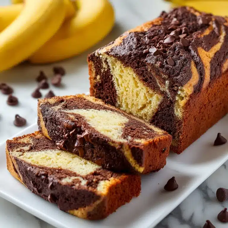 Chocolate Marble Banana Bread Recipe