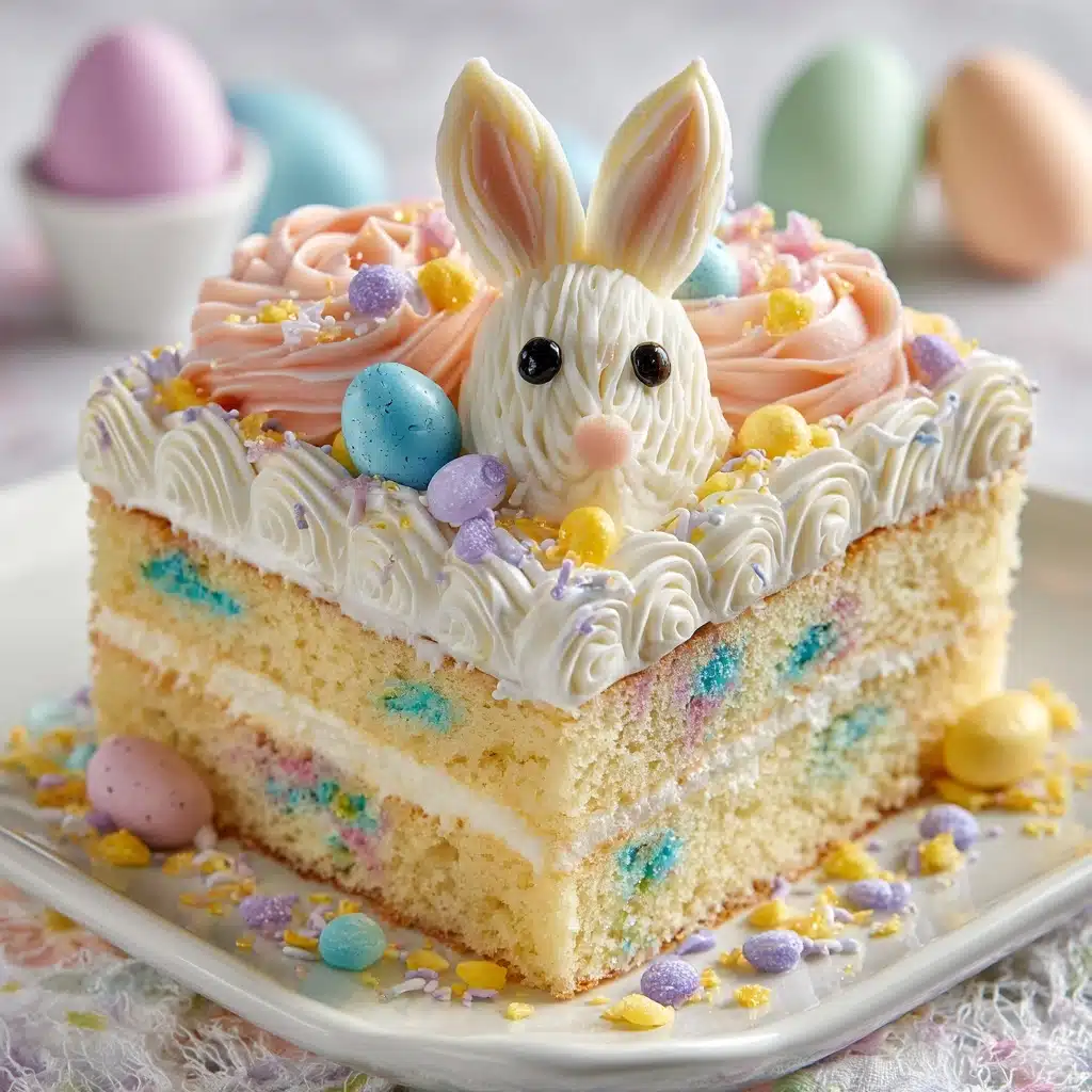Easter Bunny Poke Cake Recipe - Recipe Image