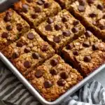 Chocolate Chip Peanut Butter Granola Cookie Bars Recipe