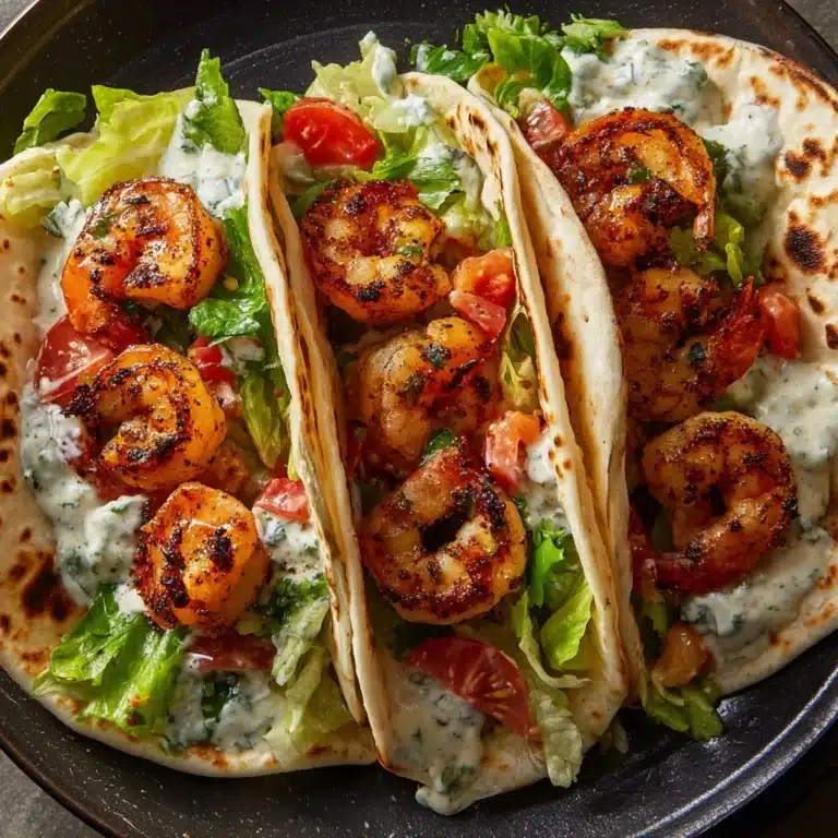 Grilled Shrimp Caesar Wraps Recipe