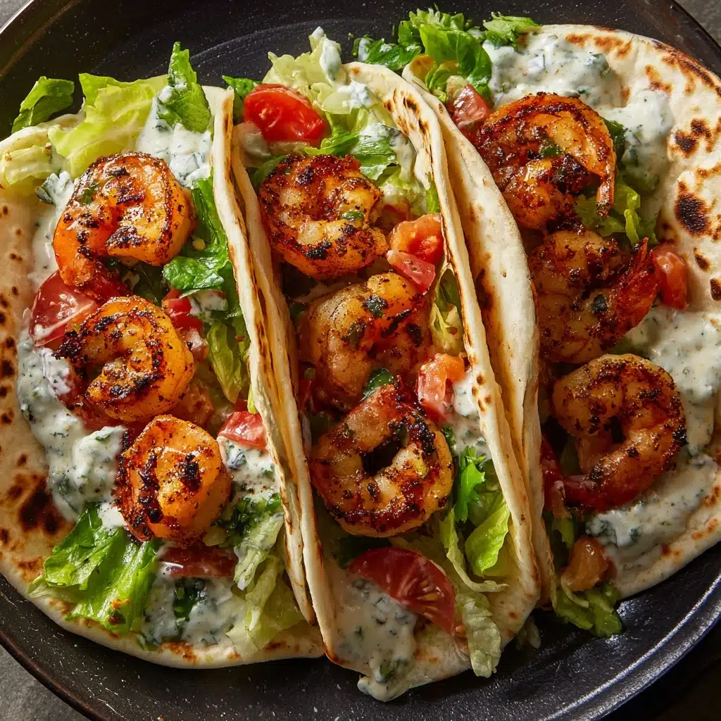 Grilled Shrimp Caesar Wraps Recipe