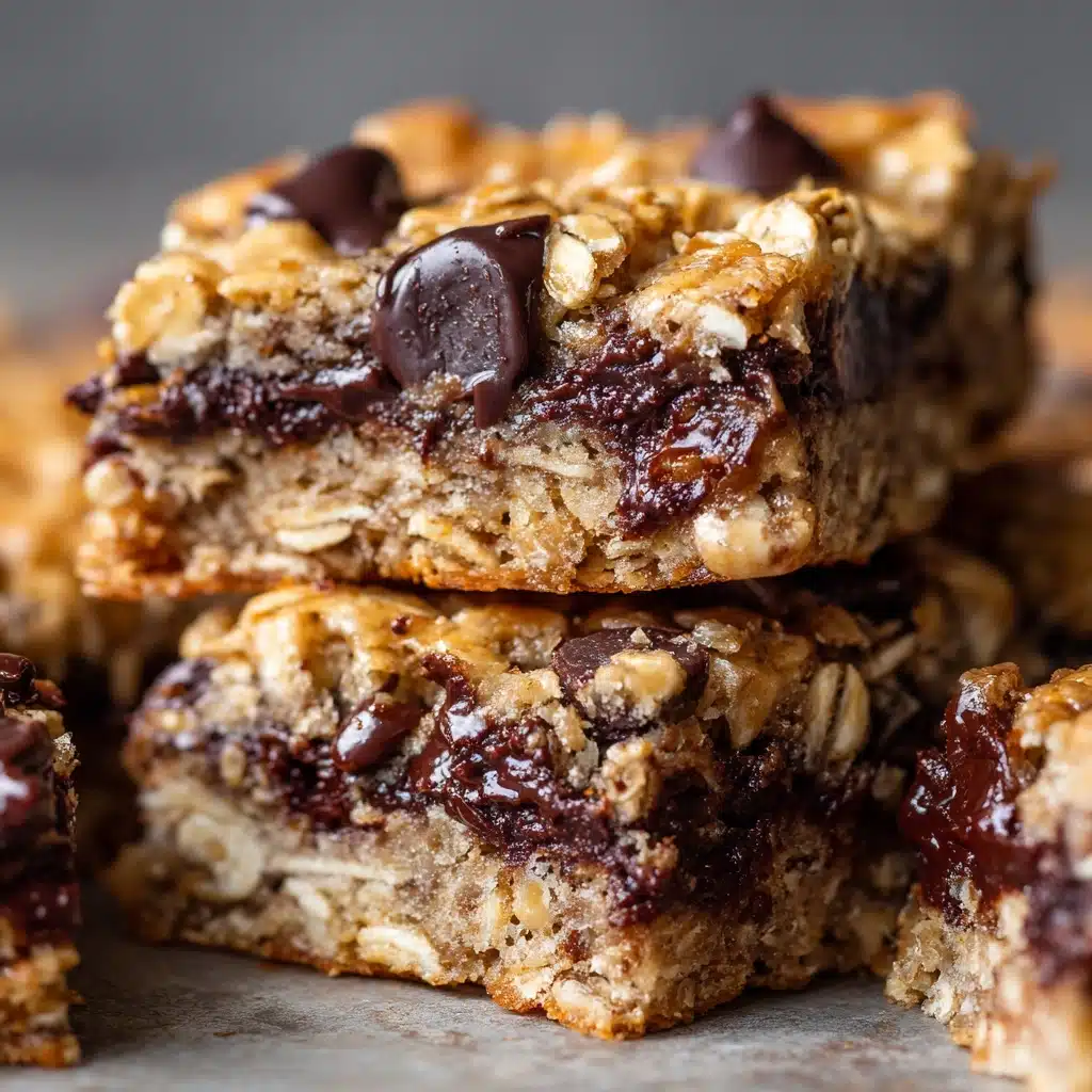 Healthy Chocolate Chip Oat Bars Recipe