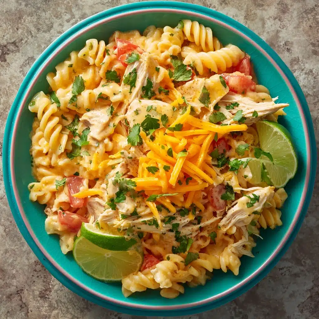 Crock Pot Salsa Ranch Chicken Pasta Recipe - Recipe Image