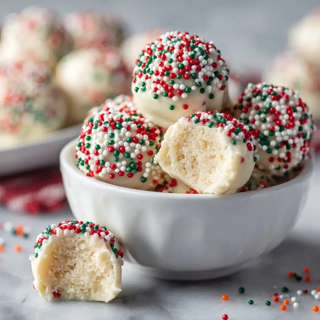 Christmas Sugar Cookie Truffles Recipe - Recipe Image