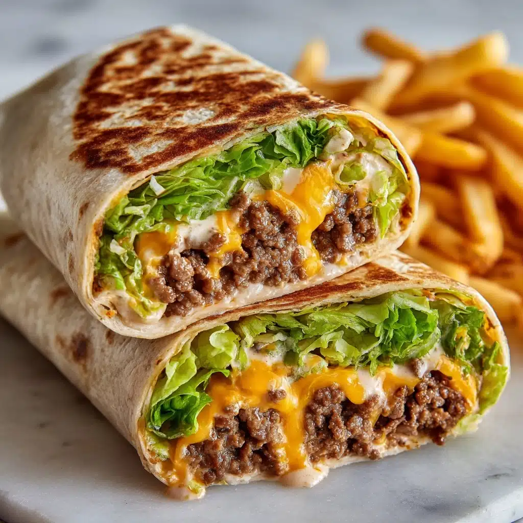 Big Mac Wraps Recipe - Recipe Image