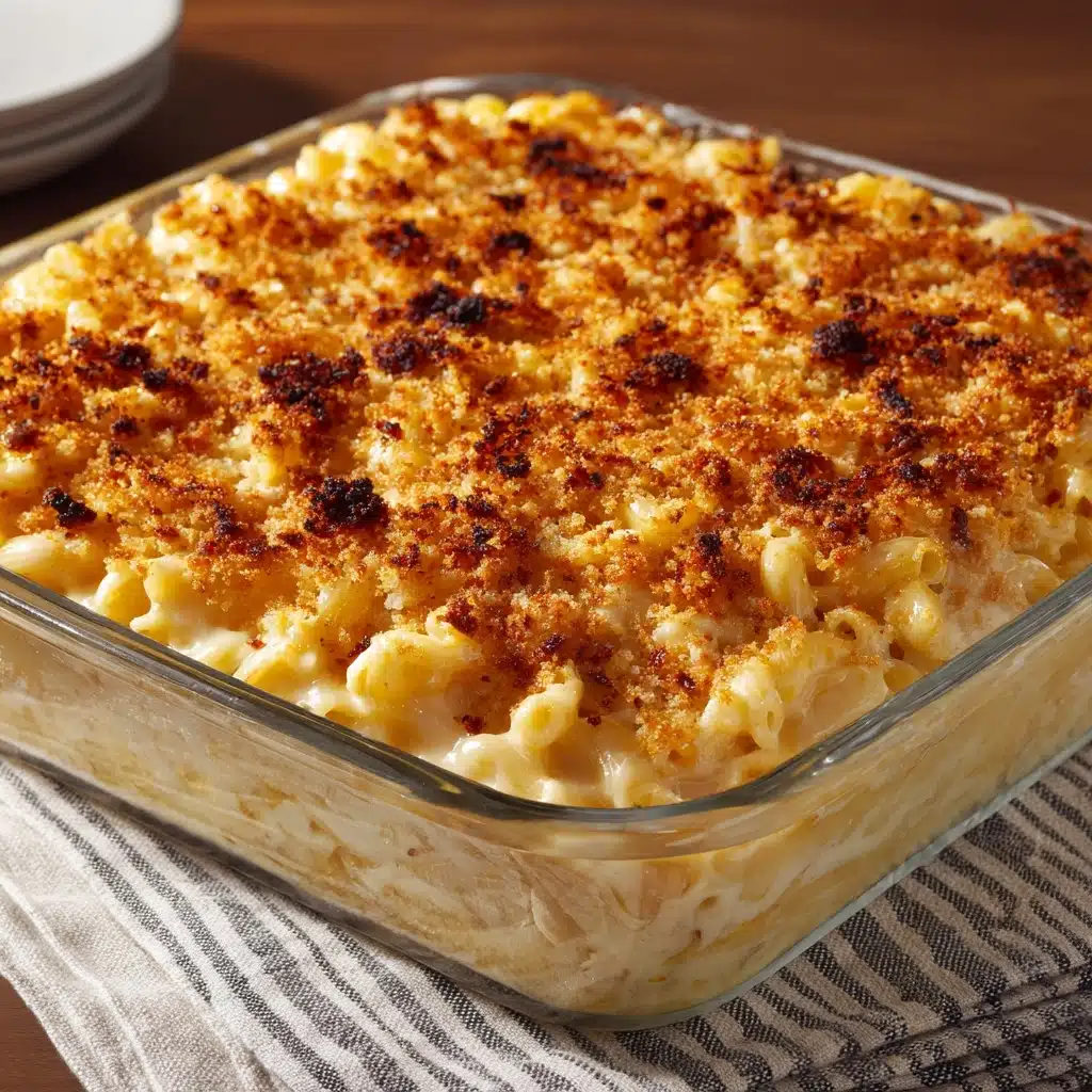Southern Macaroni and Cheese Casserole Recipe - Recipe Image