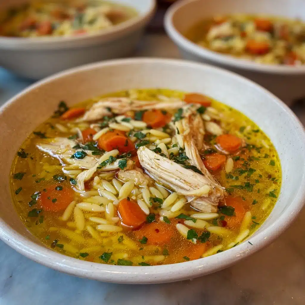 Lemon Chicken Orzo Soup Recipe - Recipe Image