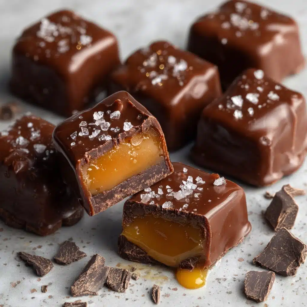 Homemade Chocolate Caramels Recipe - Recipe Image