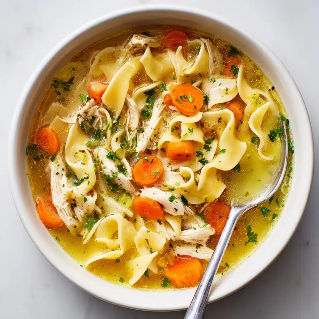 Easy Homestyle Chicken Noodle Soup Recipe - Recipe Image